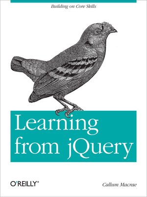 cover image of Learning from jQuery